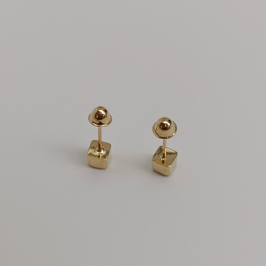 BROQUELES BROQUEL FIG CUBO 14K 0.203 GR (NUEVO)