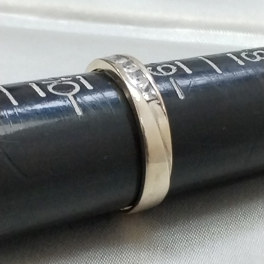 ARGOLLA ORO BLANCO 14 K 3.4 GRMS (SEMINUEVO)