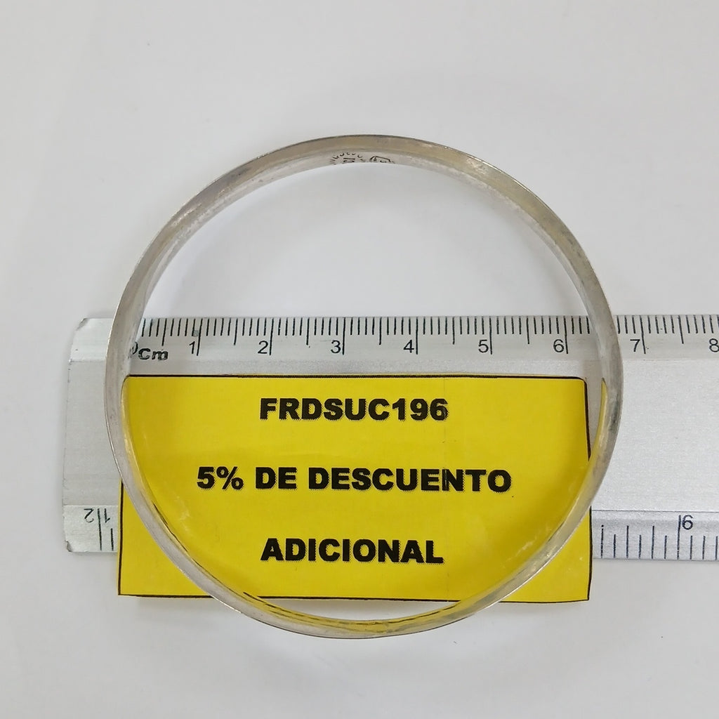PULSERA RIGIDA PLATA 6,10 GRMS (SEMINUEVO)