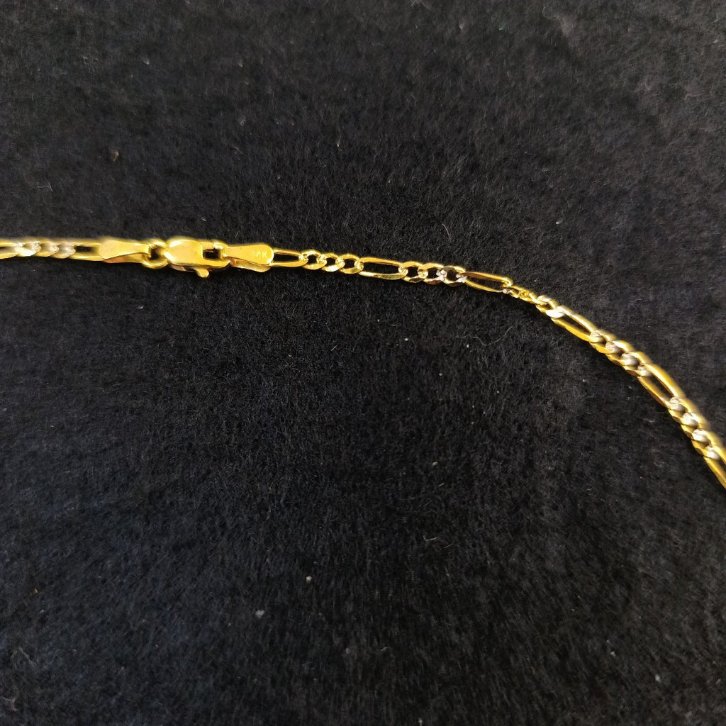 CADENA 3X1 DIAMANTADA 14K 60 CM 4.9 GR (NUEVO)