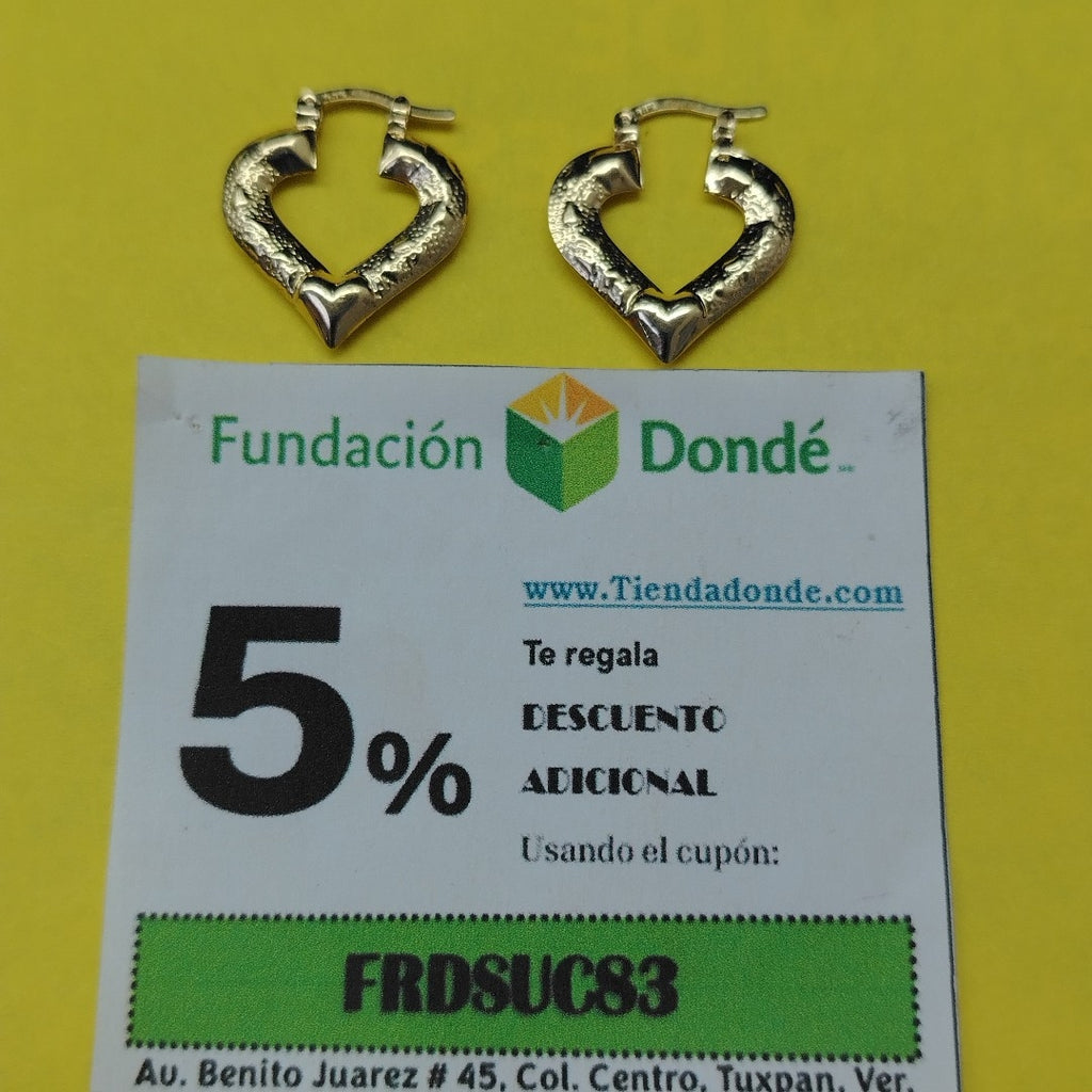 ARETES ARRACADAS 14K 1.7 GR (NUEVO)
