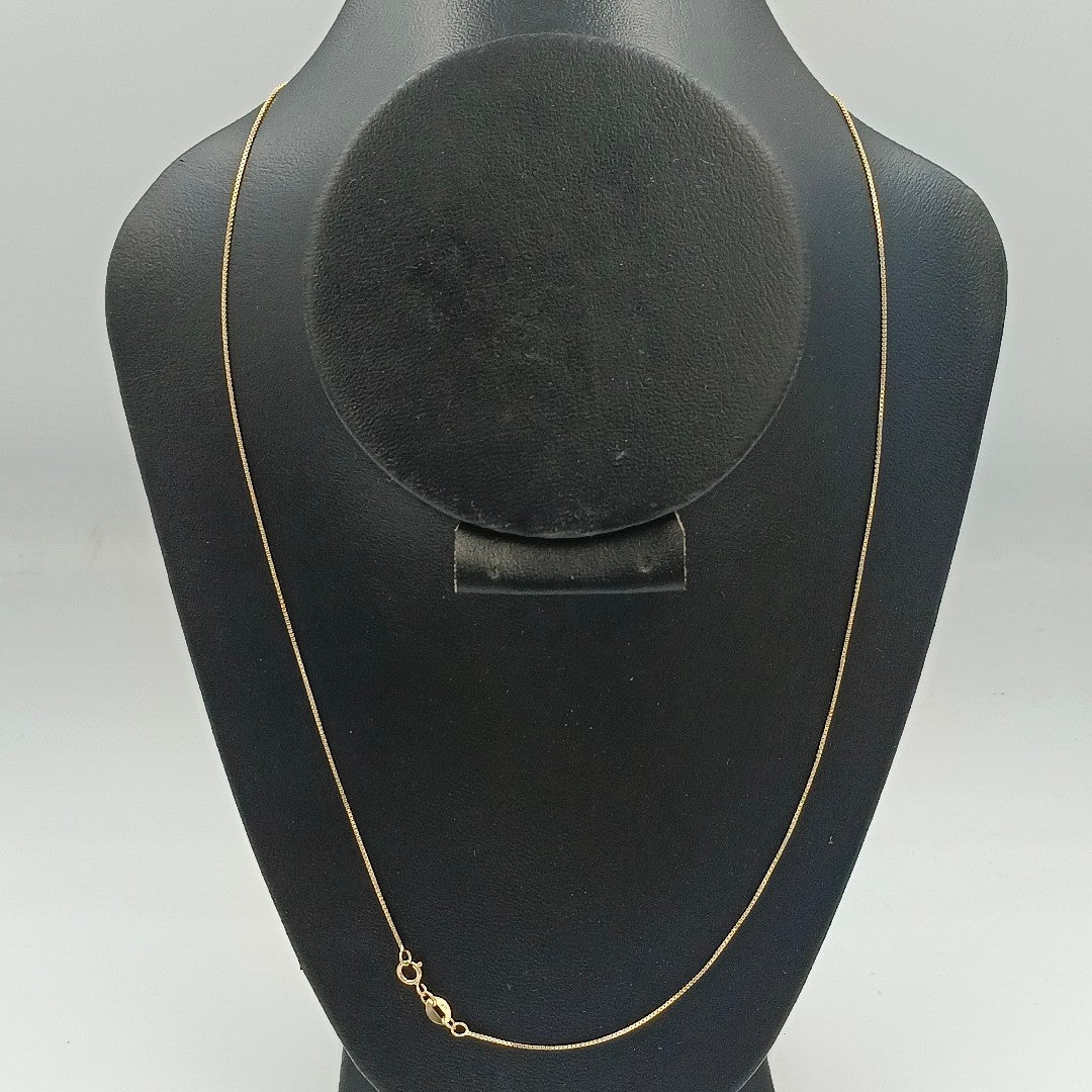 CADENA VENECIANO 14K 50 CM 1.6 GR (NUEVO)