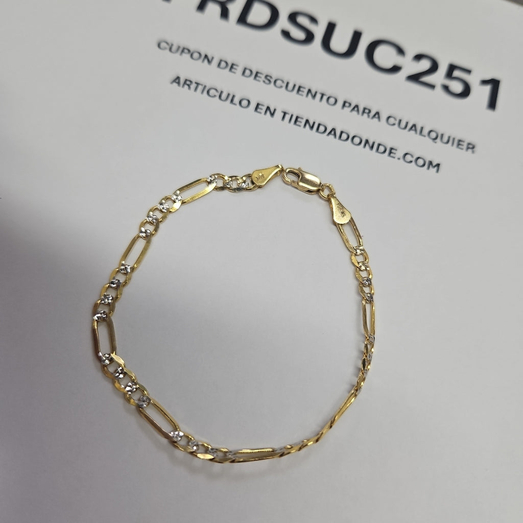 PULSERA 3X1 14K 18 CM 3.9 GR (NUEVO)