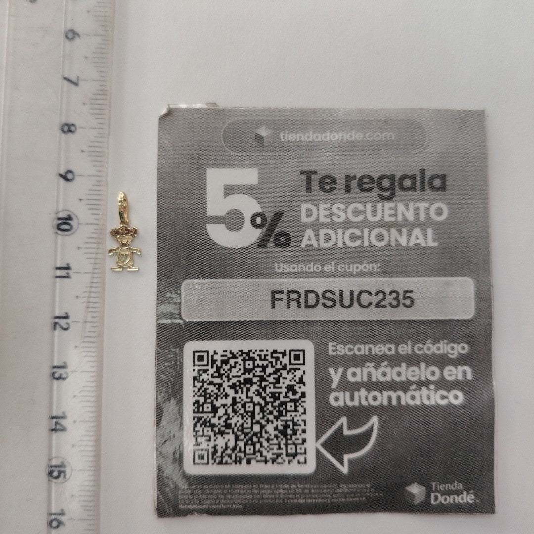 DIJE NIÑA 10K 0.3 GR (NUEVO)