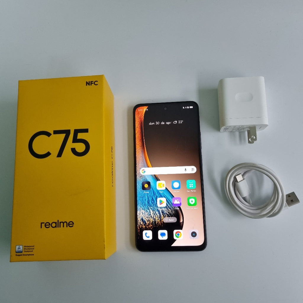 CELULAR REALME C75 RMX3941 (2025) 256 GB 8 GB RAM (SEMINUEVO)