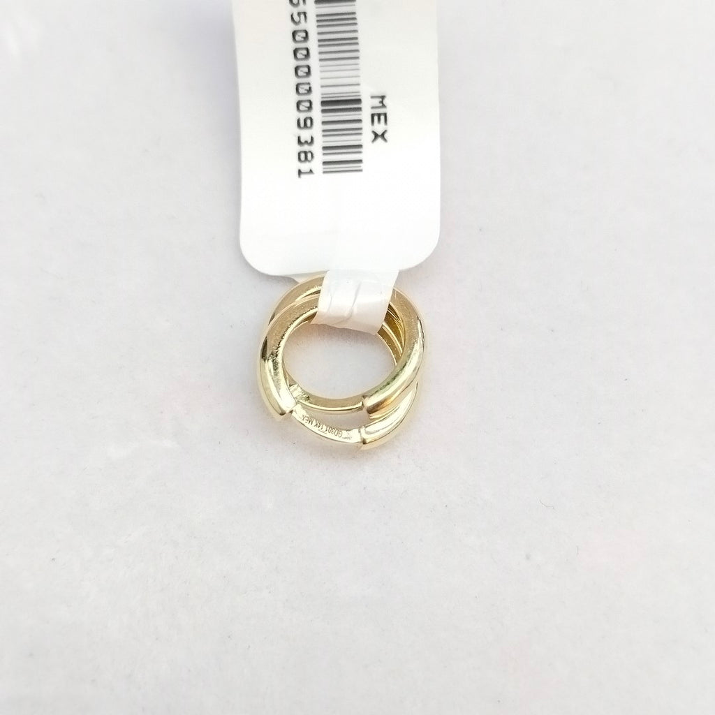 ARETES HUGGIES LISAS 14K 1.3 GR (NUEVO)