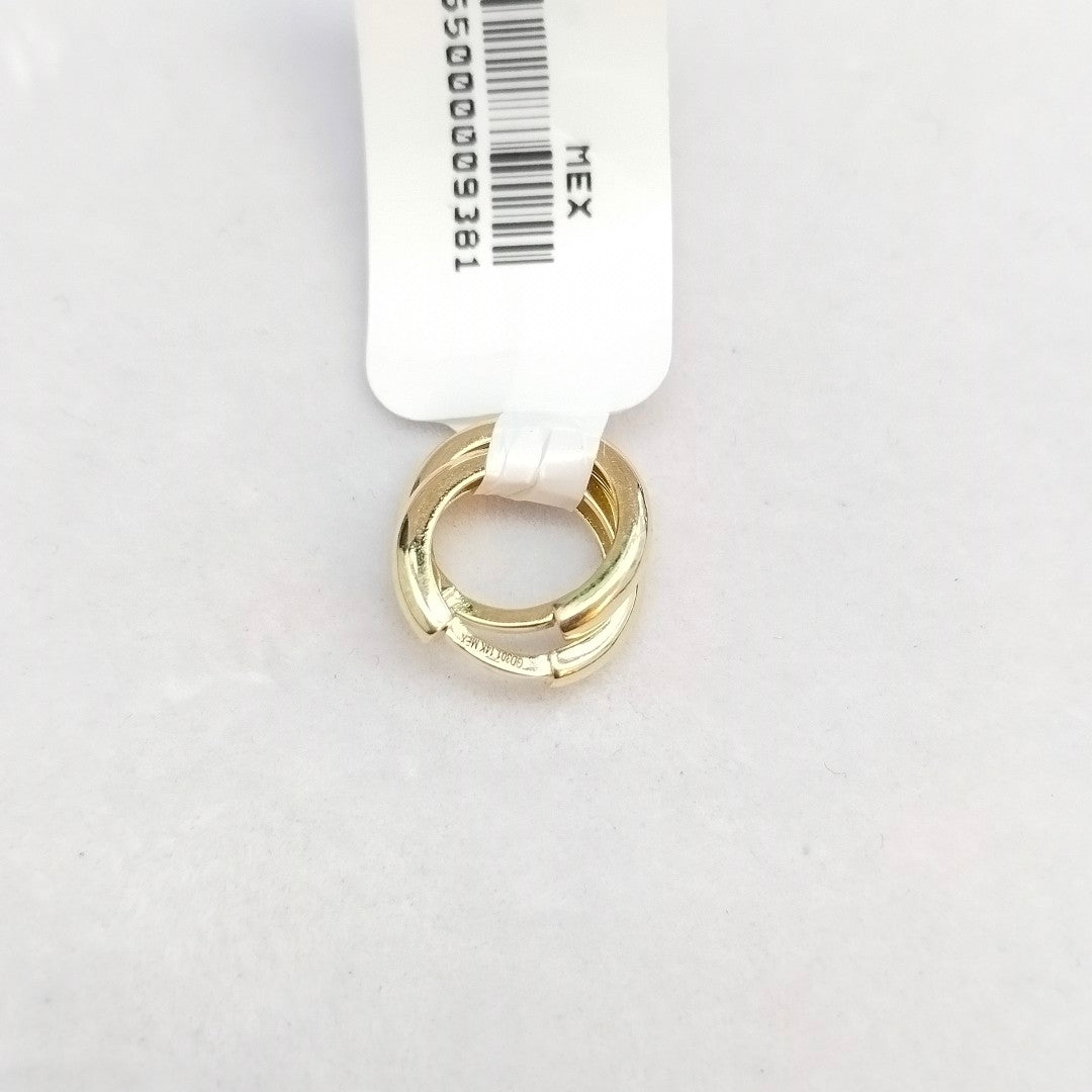ARETES HUGGIES LISAS 14K 1.3 GR (NUEVO)