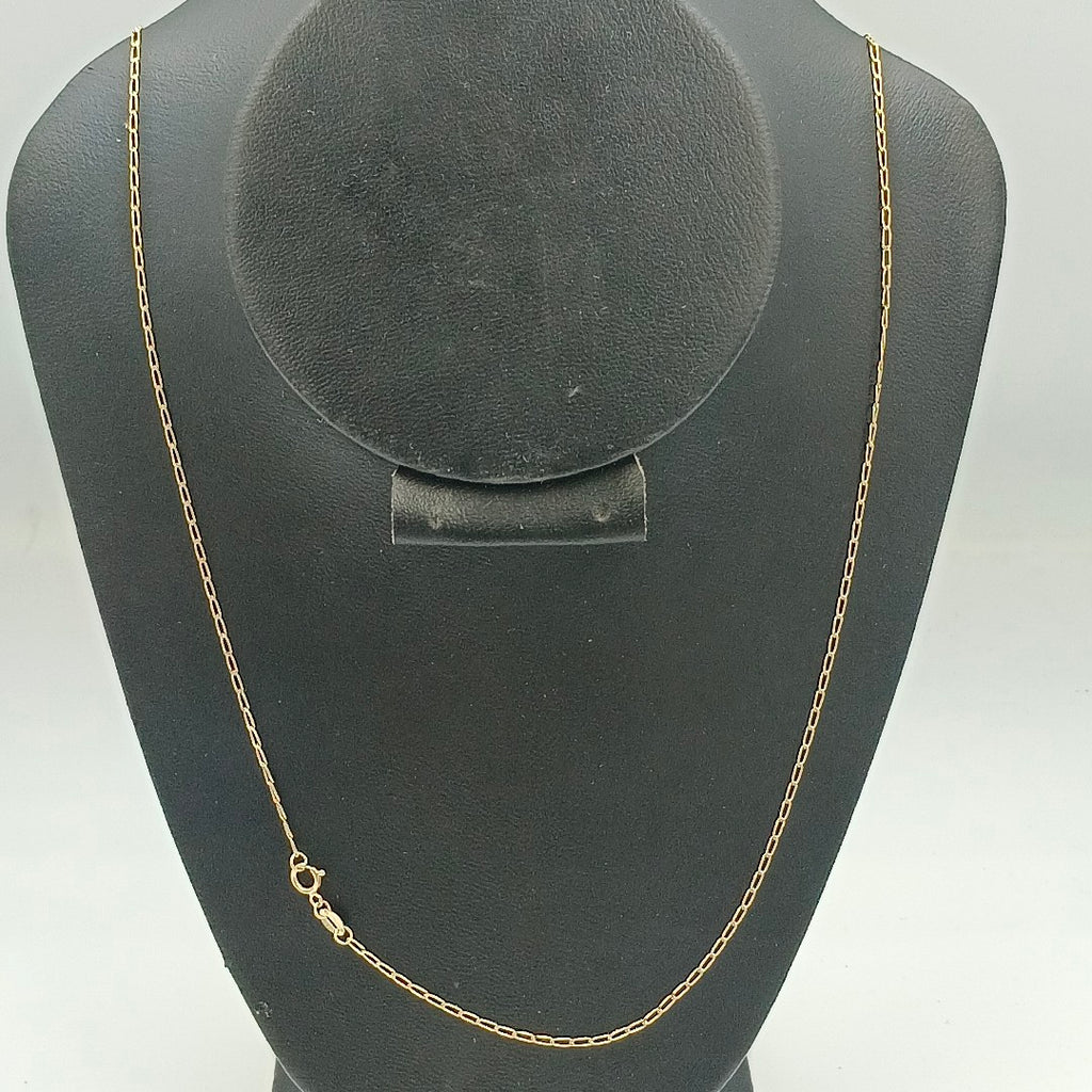 CADENAS TEJIDO ESLABONES ORO 10K 60 CM 2 GR (NUEVO)