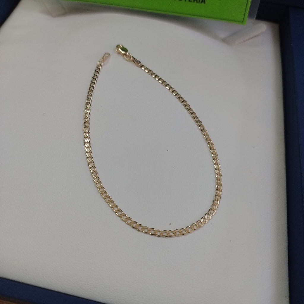 PULSERA BARBADA 14K 21 CM 2.3 GR (NUEVO)