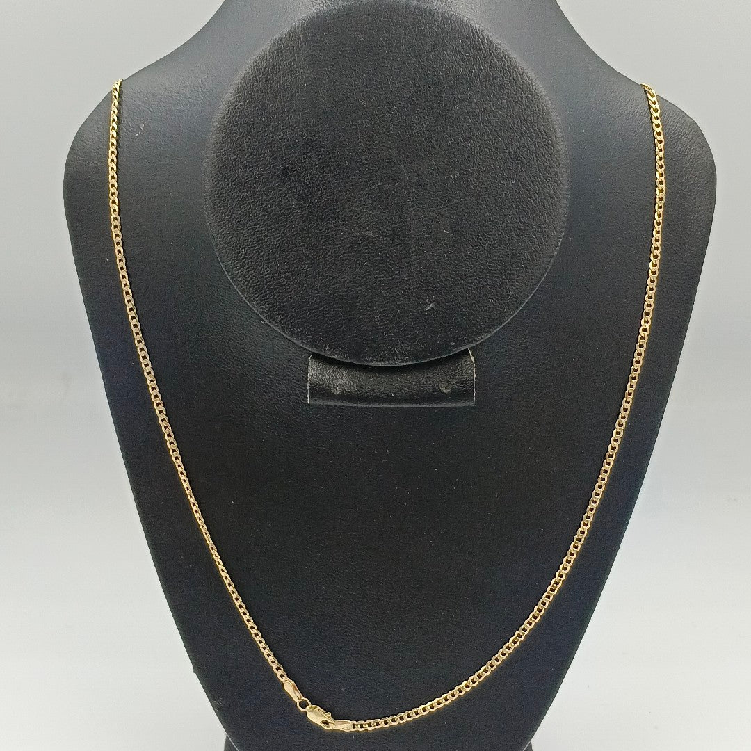 CADENA BARBADA 14K 55 CM 5.9 GR (NUEVO)