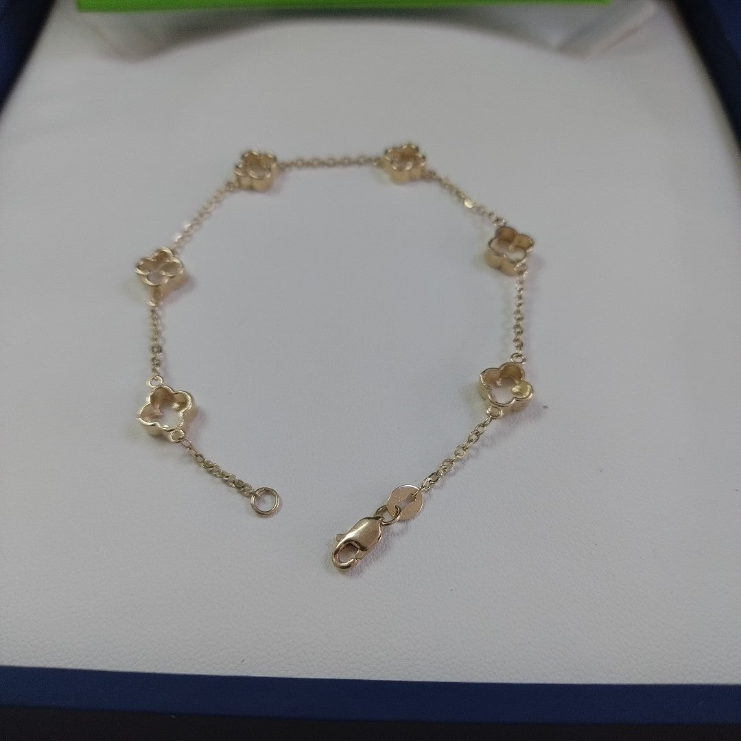 PULSERA ESPECIAL 14K 18 CM 4.3 GR (NUEVO)