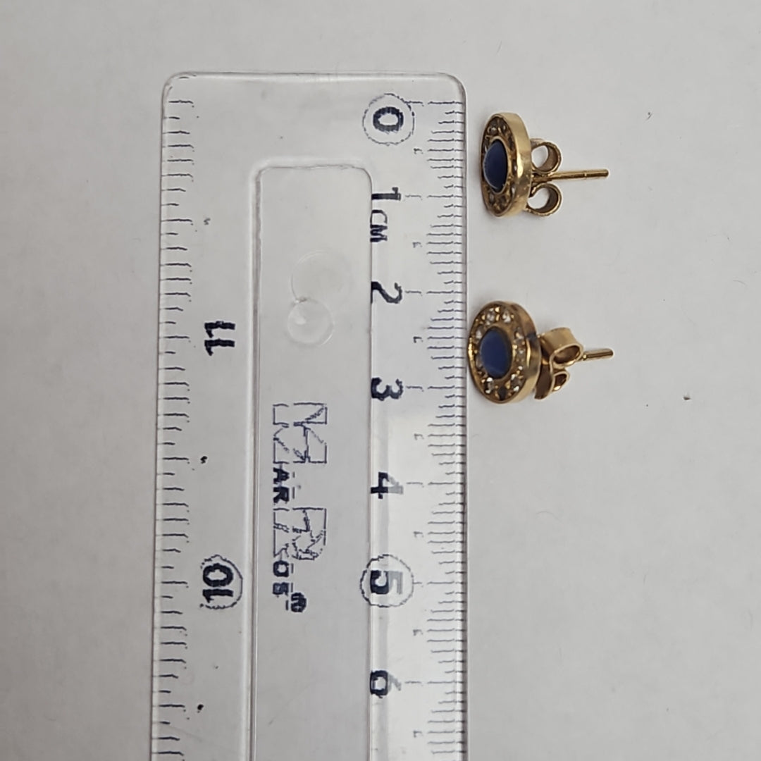BROQUELES PAR ORO 14 K 3,40 GRMS (SEMINUEVO)