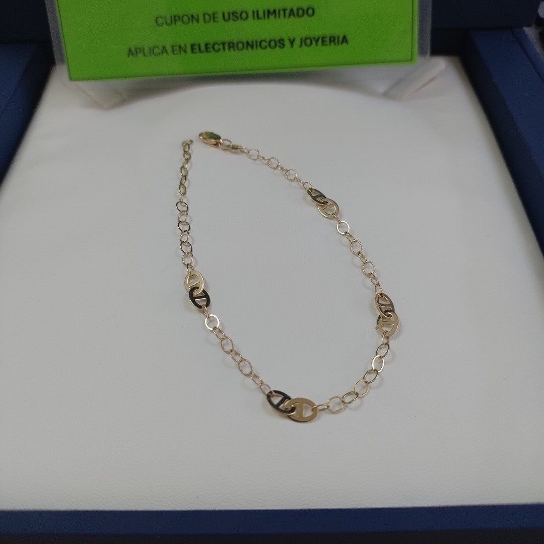 PULSERA ESPECIAL 14K 21 CM 1.9 GR (NUEVO)