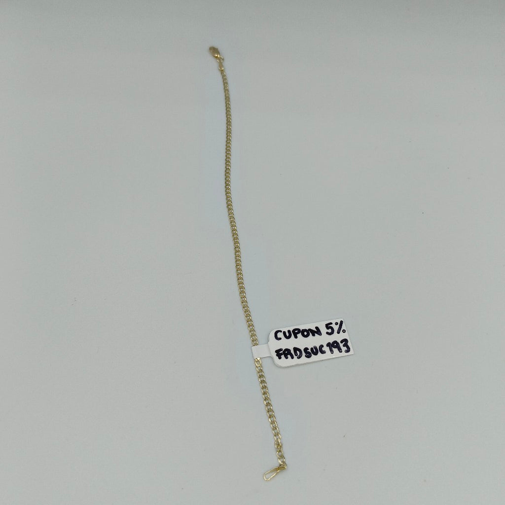 PULSERA BARBADA 14K 21 CM 2.3 GR (NUEVO)