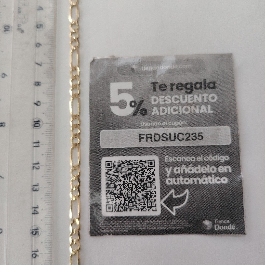 PULSERA 3X1 14K 21 CM 6.6 GR (NUEVO)