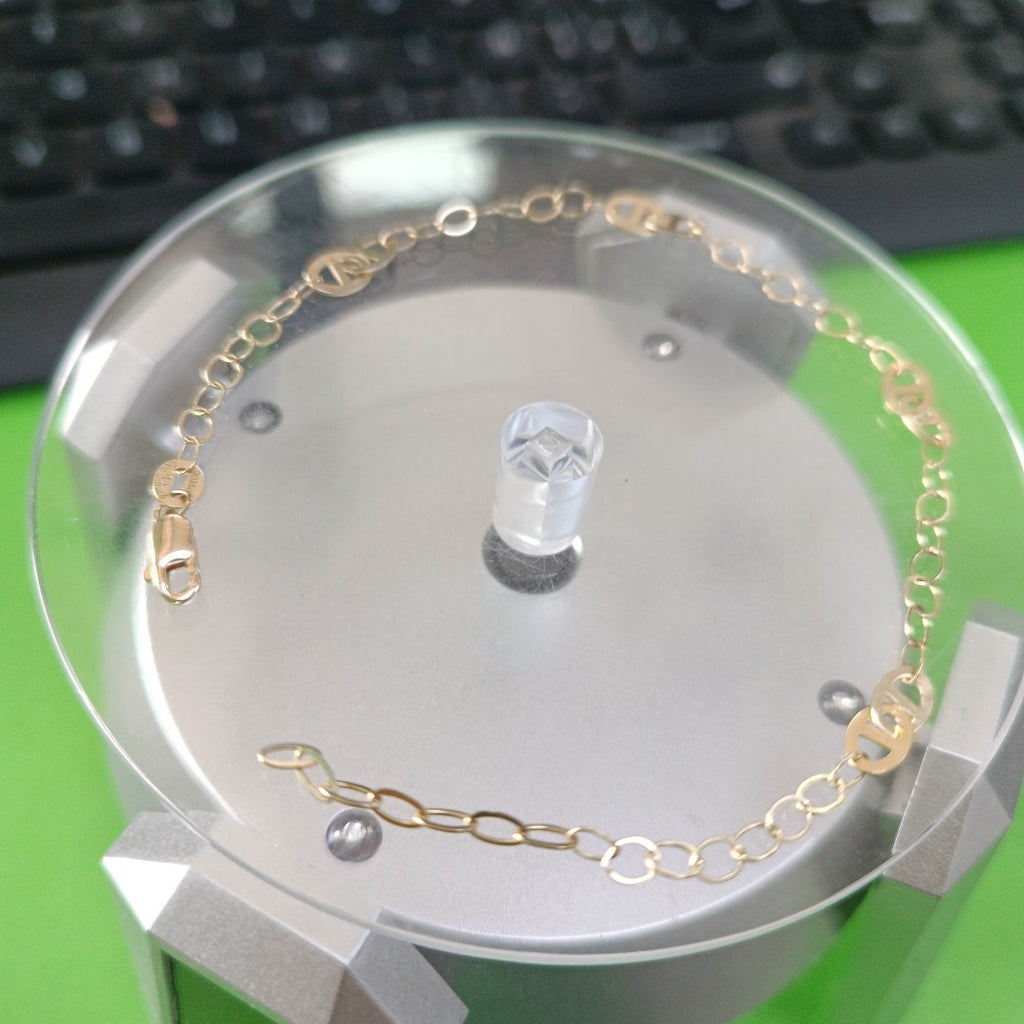PULSERA ESPECIAL 14K 21 CM 1.9 GR (NUEVO)