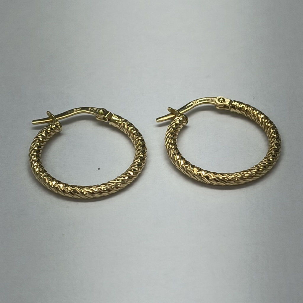 ARRACADAS PAR ORO 14 K 0.9 GRMS (SEMINUEVO)