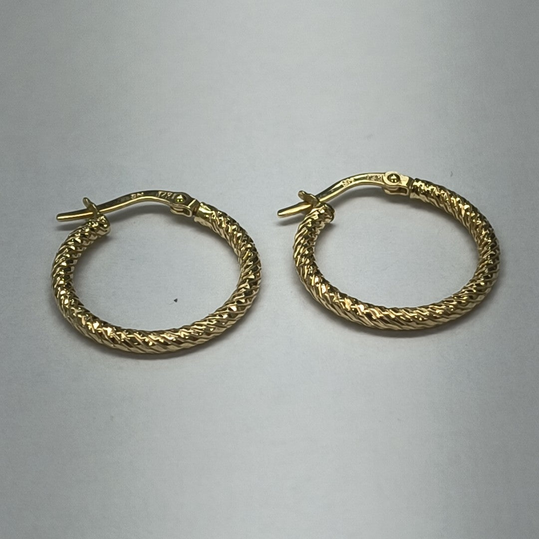 ARRACADAS PAR ORO 14 K 0.9 GRMS (SEMINUEVO)