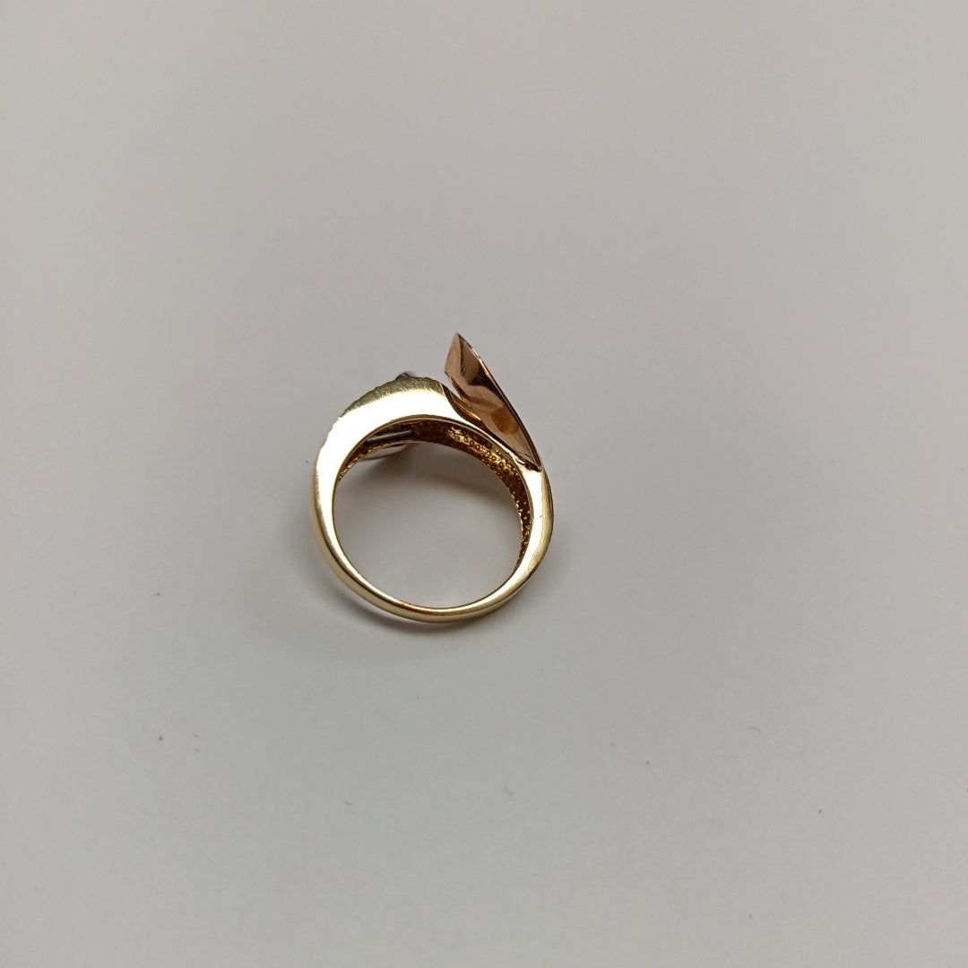 ANILLO ORO,ORO BLANCO 14 K 5,80 GRMS (SEMINUEVO)