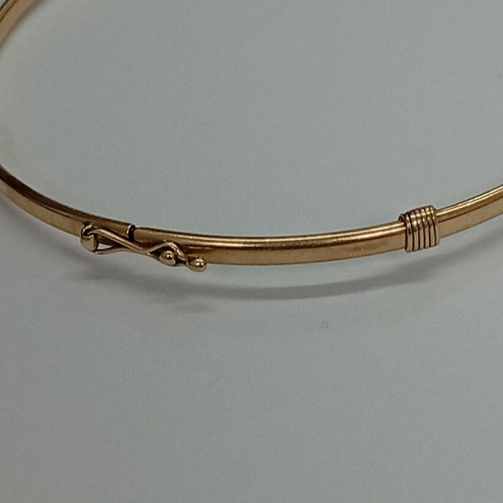 PULSERA RIGIDA ORO 14 K 4.1 GRMS (SEMINUEVO)