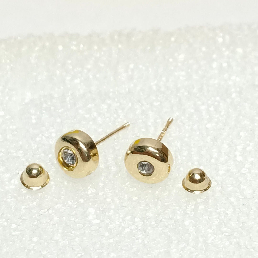 BROQUELES BROQUEL C CIRCONIA 14K 0.27 GR (NUEVO)