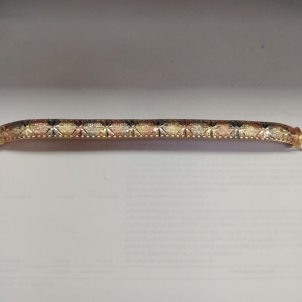 PULSERA ORO, RODIADO 14 K 18.6 GRMS (SEMINUEVO)