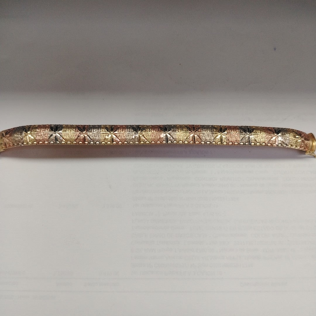 PULSERA ORO, RODIADO 14 K 18.6 GRMS (SEMINUEVO)