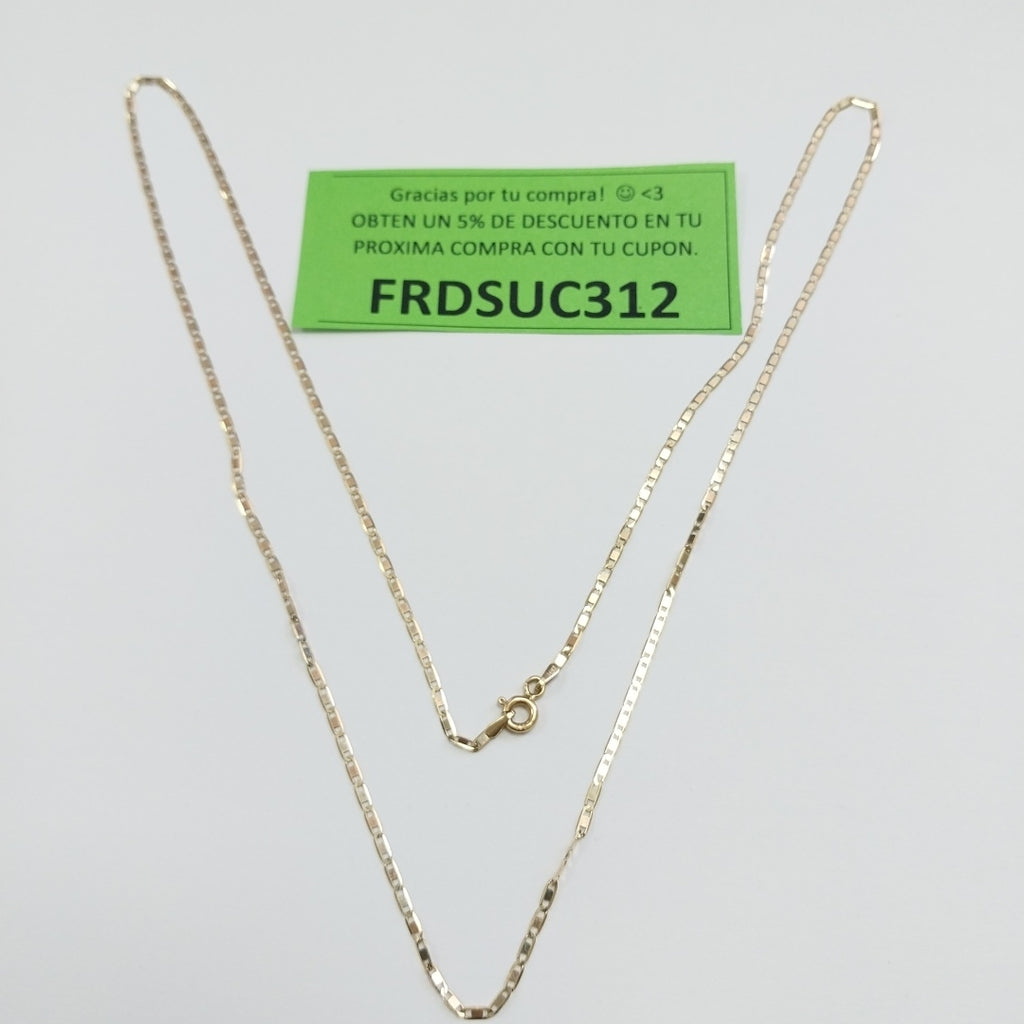 CADENA ORO 14 K 2.5 GRMS (SEMINUEVO)