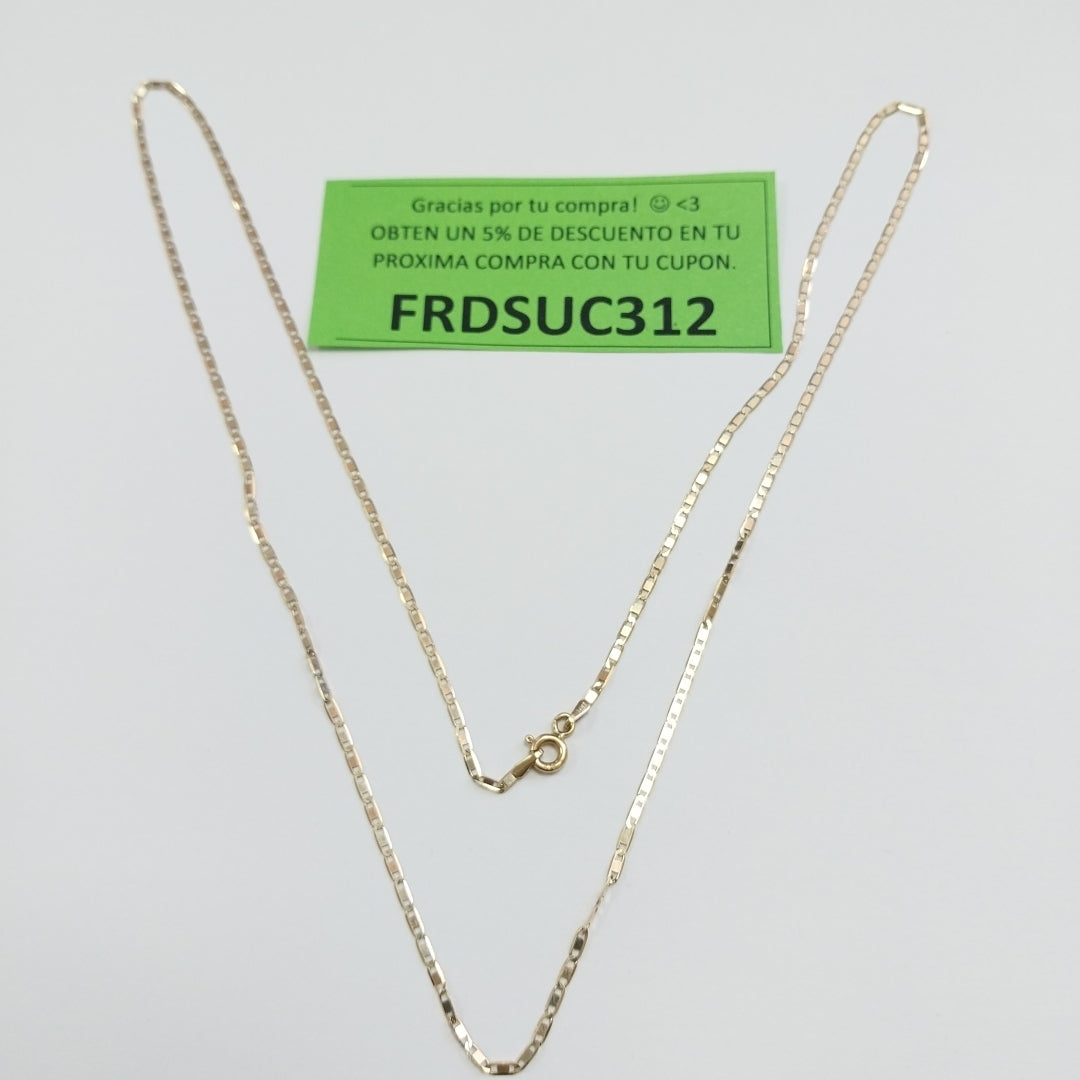 CADENA ORO 14 K 2.5 GRMS (SEMINUEVO)