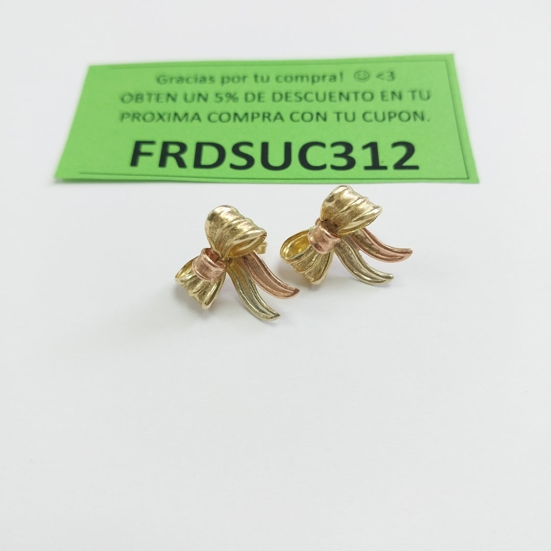 ARETES PAR ORO 10 K 2.6 GRMS (SEMINUEVO)