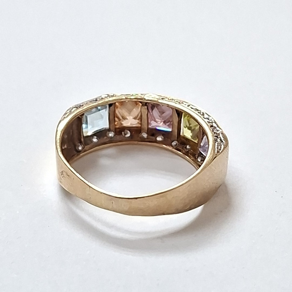 ANILLO ORO 10 K 4.6 GRMS (SEMINUEVO)