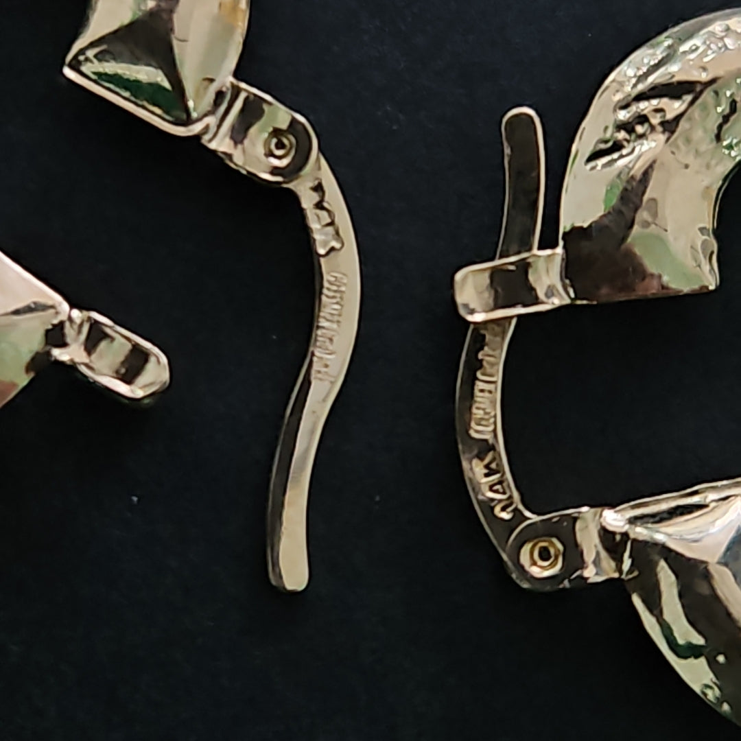 ARETES ARRACADAS 14K 1.8 GR (NUEVO)