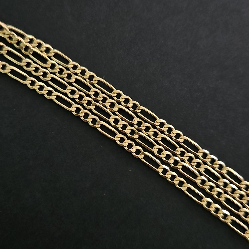 CADENA TEJIDO 3X1 14K 55 CM 5.2 GR (NUEVO)
