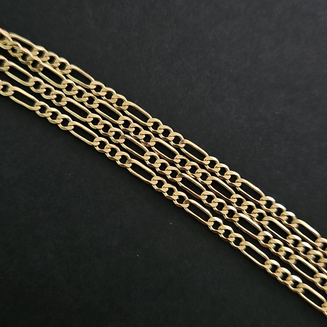 CADENA TEJIDO 3X1 14K 55 CM 5.2 GR (NUEVO)