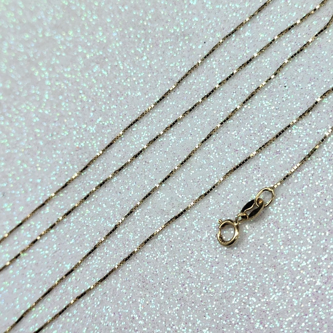 CADENA ORO 14 K 0,90 GRMS (SEMINUEVO)