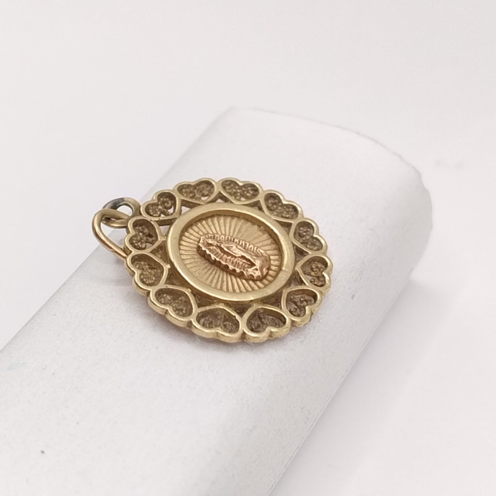 MEDALLA RELIGIOSA ORO 10 K 2.5 GRMS (SEMINUEVO)