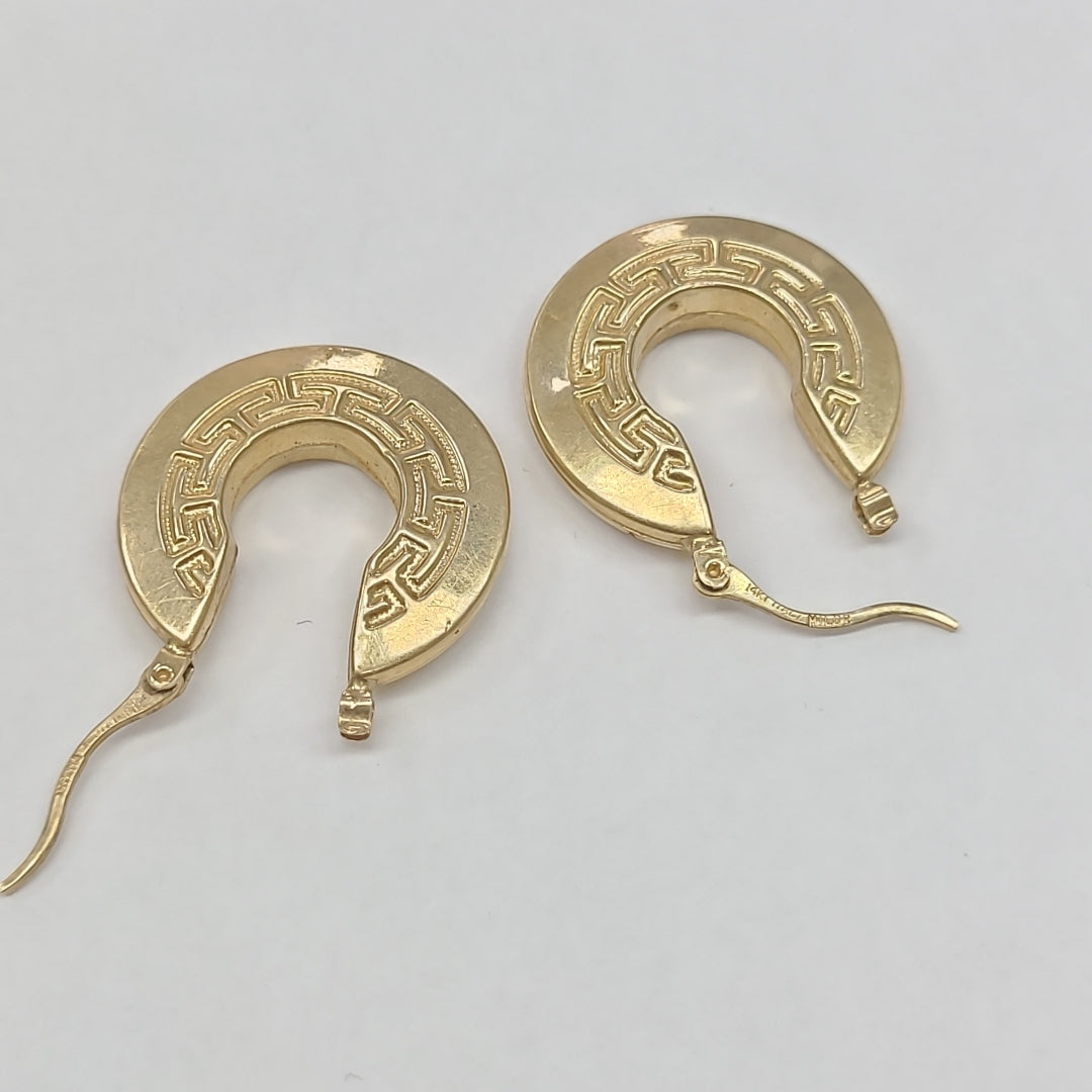 ARRACADAS PAR ORO 10 K 3,20 GRMS (SEMINUEVO)