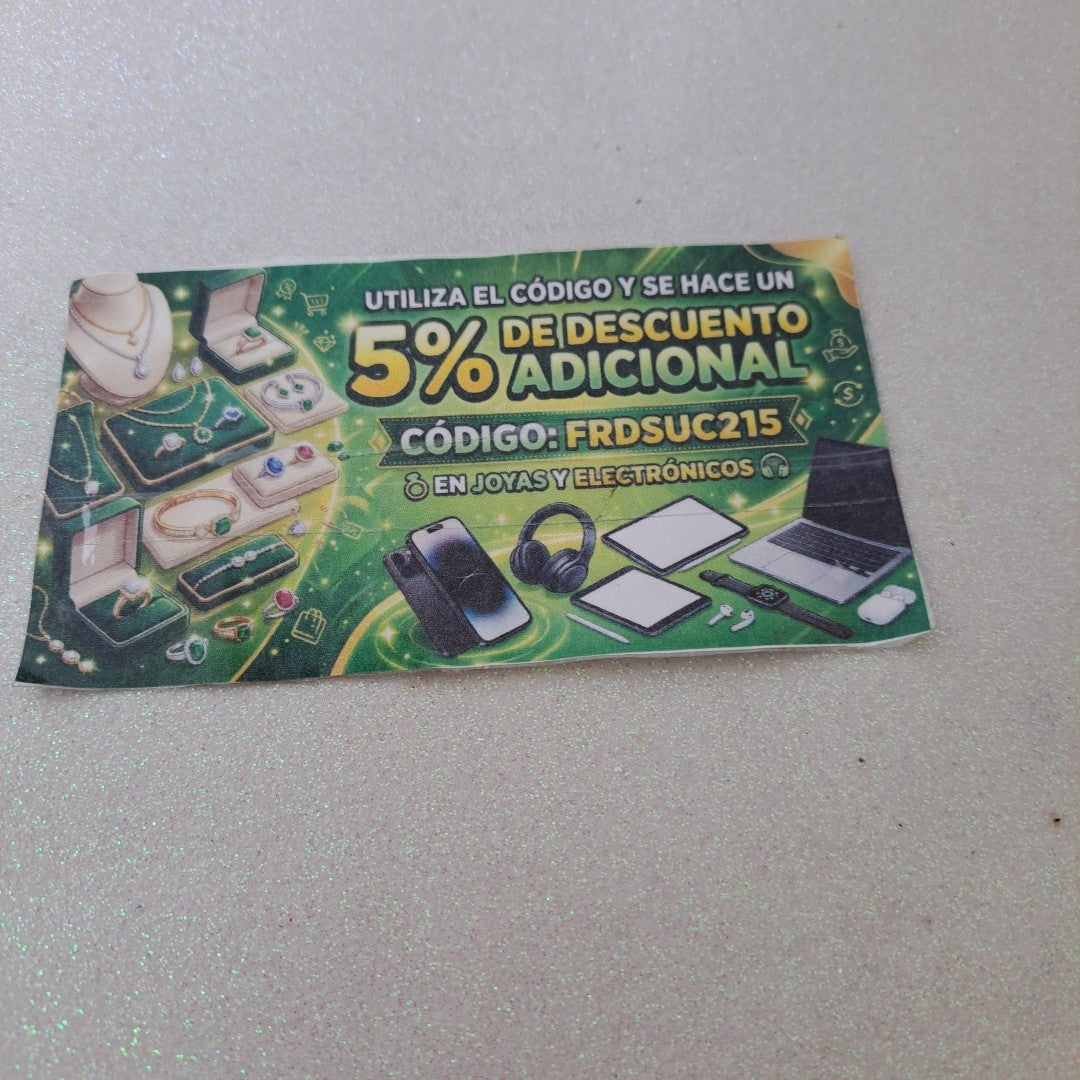 ARRACADAS PAR ORO 10 K 1,60 GRMS (SEMINUEVO)