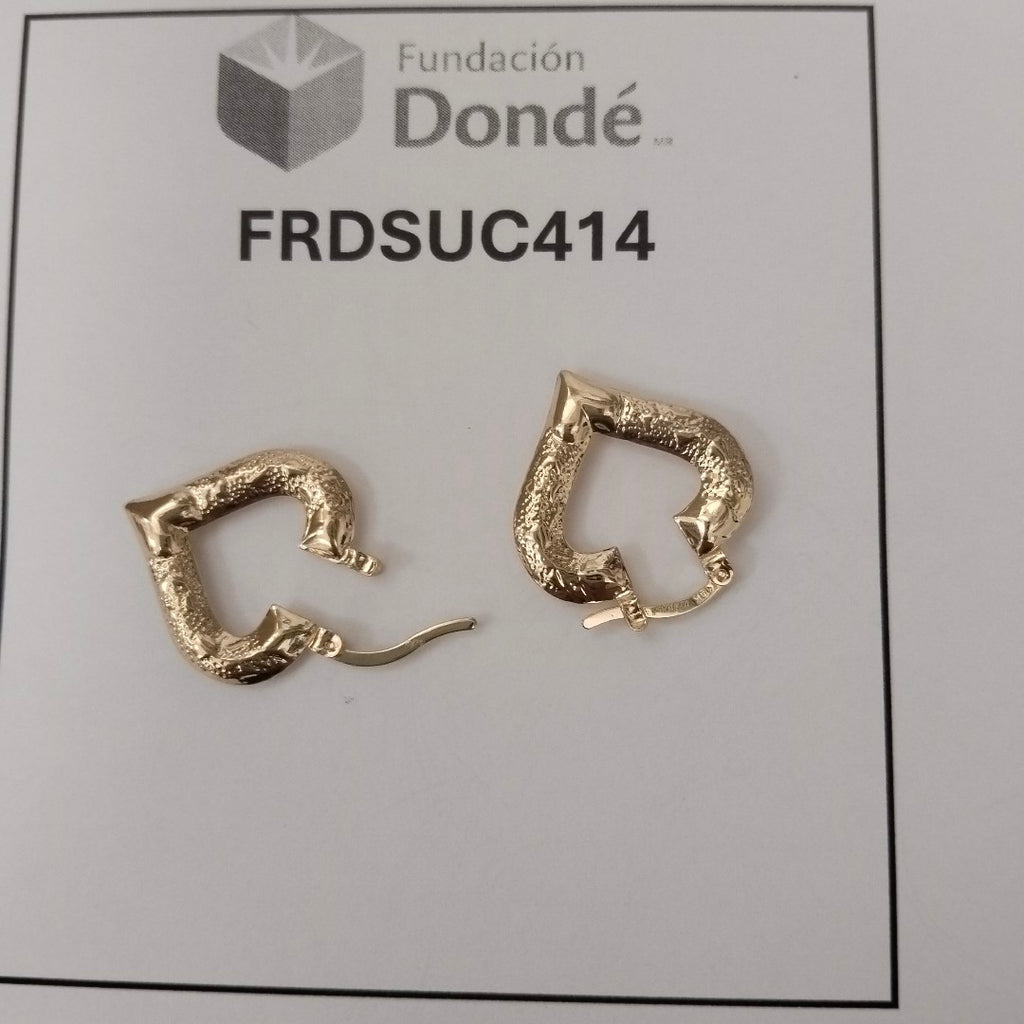ARETES ARRACADAS 14K 1.8 GR (NUEVO)