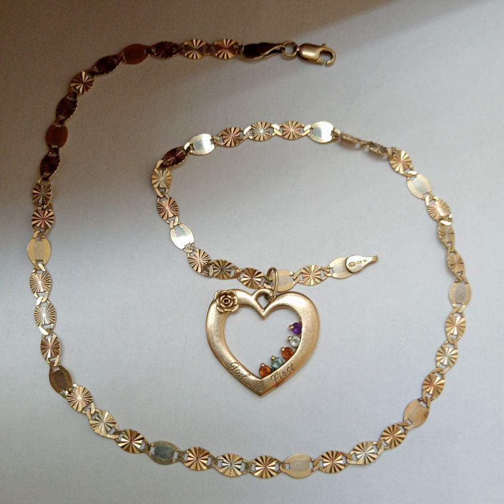 CADENA, DIJE ORO 14 K 12.3 GRMS (SEMINUEVO)