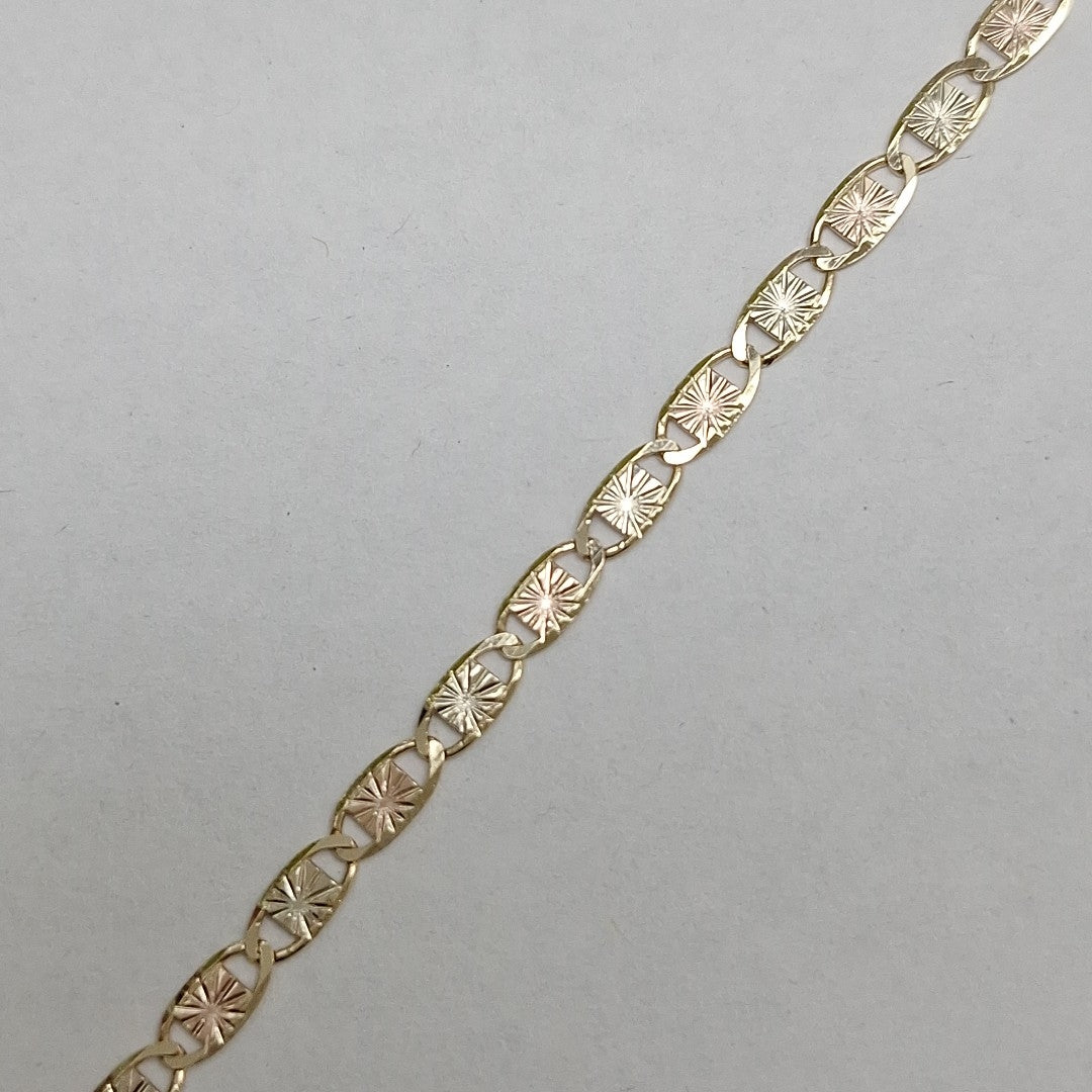 PULSERA GUCHI 14K 18 CM 3 GR (NUEVO)