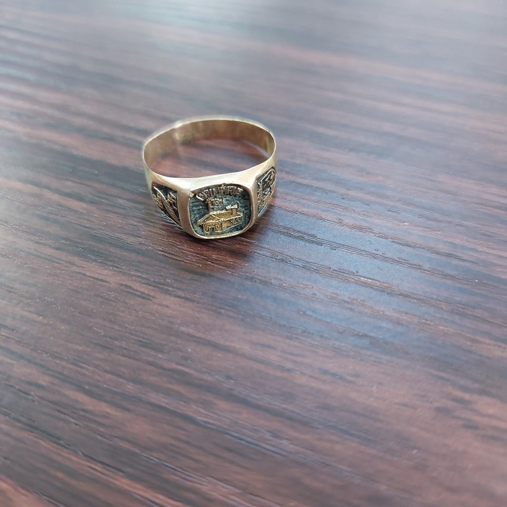 ANILLO DE GRADUACIÓN ORO 8 K 3.3 GRMS (SEMINUEVO)