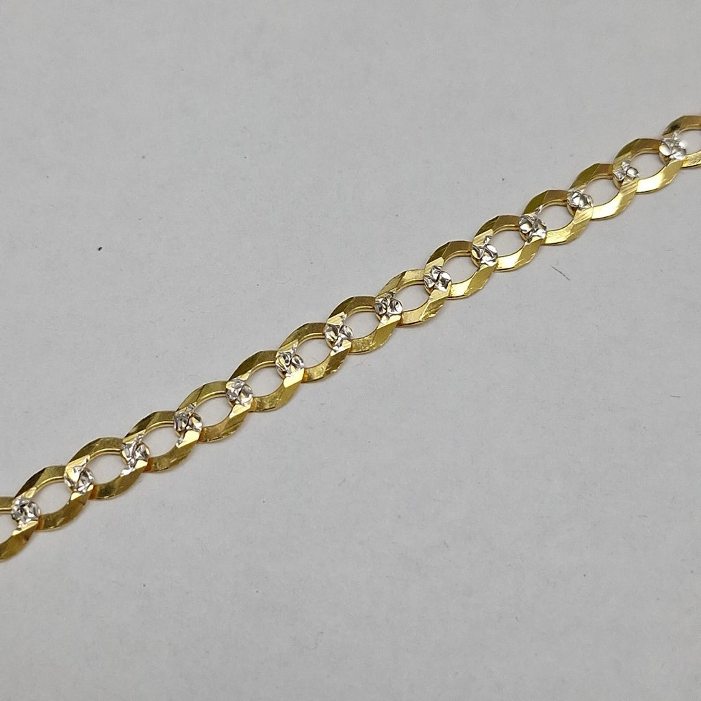 PULSERA BARBADA 14K 21 CM 6.5 GR (NUEVO)