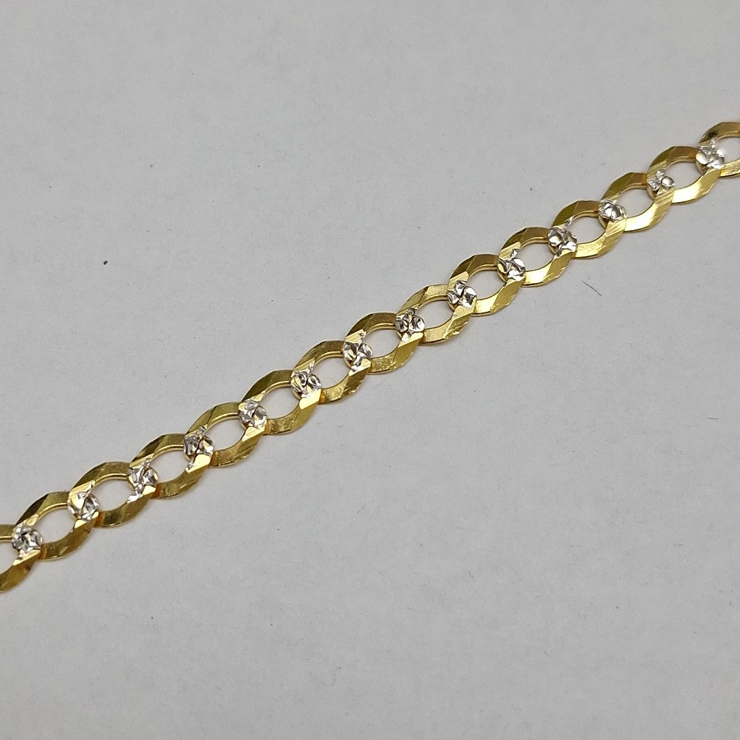 PULSERA BARBADA 14K 21 CM 6.5 GR (NUEVO)