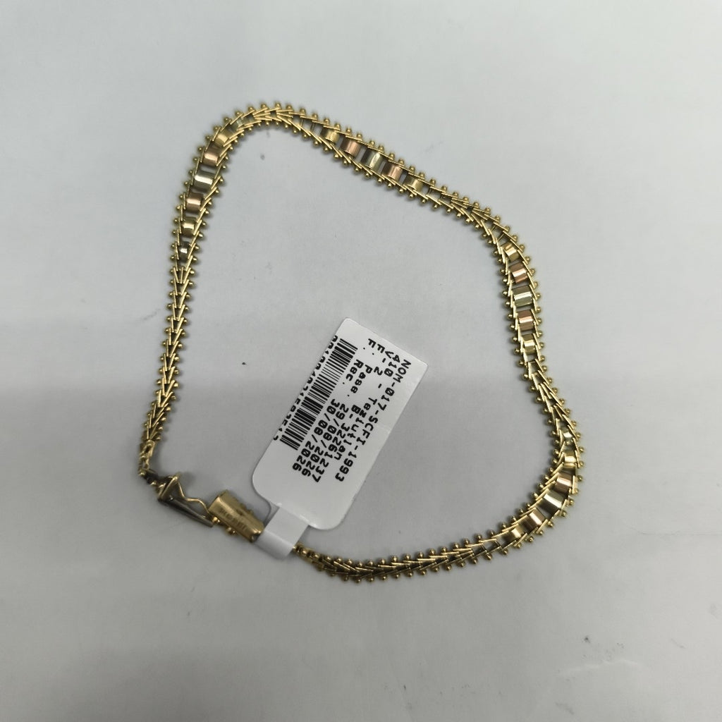 PULSERA ORO COMBINADO 10 K 7,00 GRMS (SEMINUEVO)