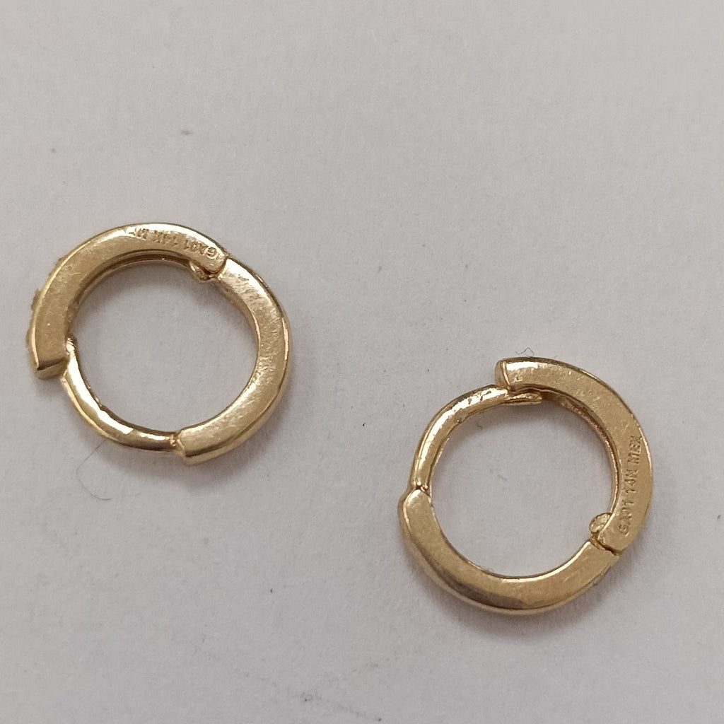 ARETES HUGGIE 14K 1.3 GR (NUEVO)