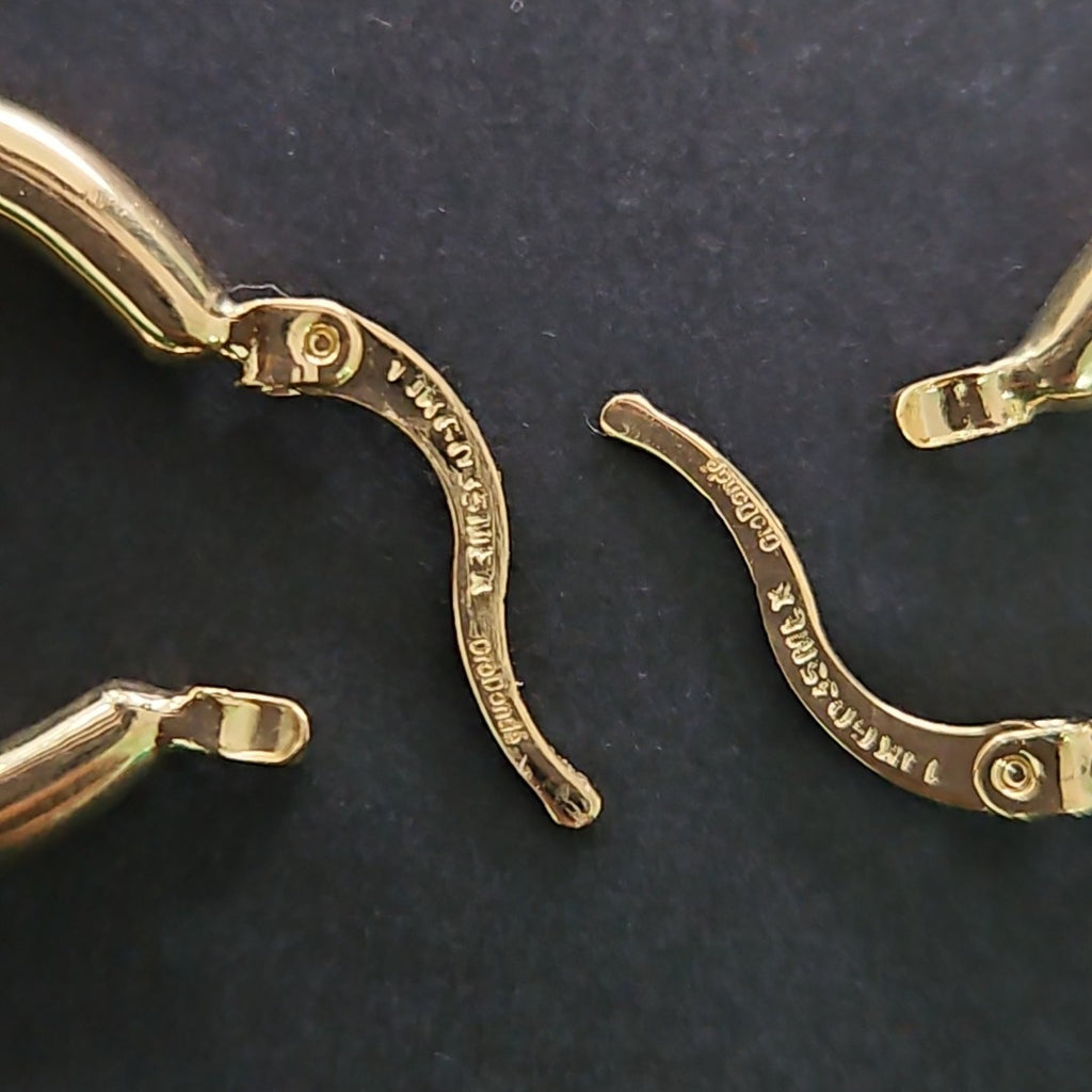 ARETES ARRACADAS 14K 2.2 GR (NUEVO)