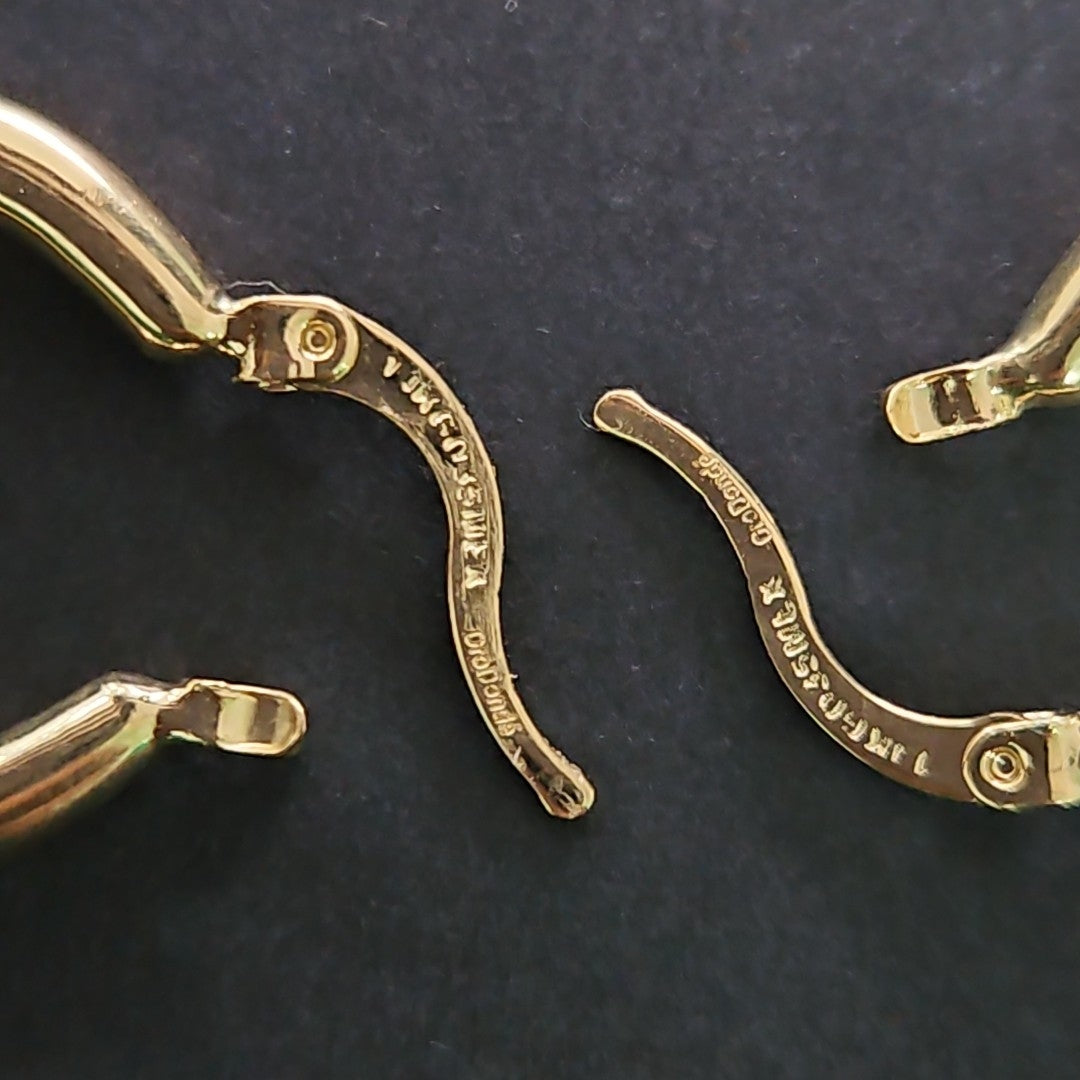 ARETES ARRACADAS 14K 2.2 GR (NUEVO)