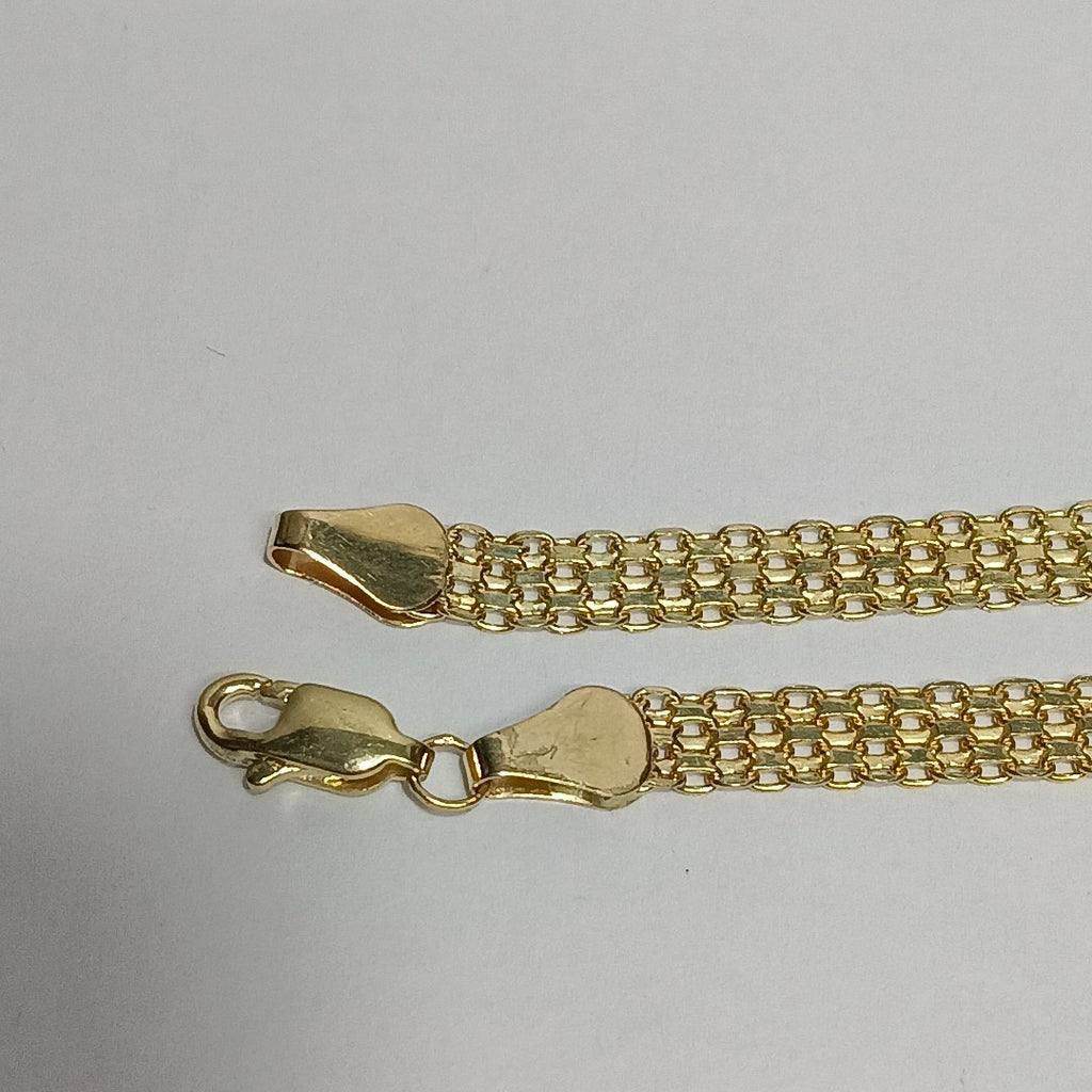 PULSERA ESPECIAL 14K 18 CM 4.7 GR (NUEVO)