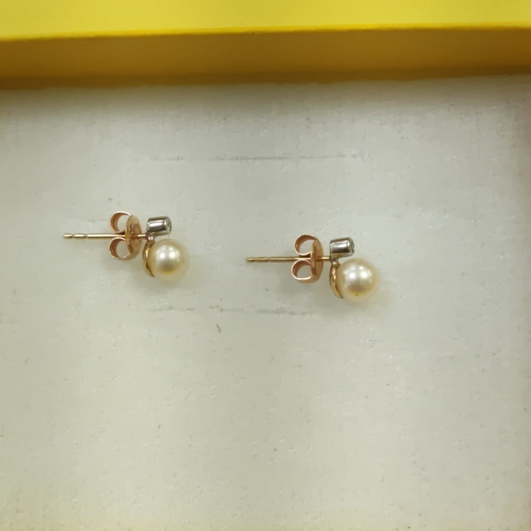 BROQUELES PAR ORO 14 K 1.1 GRMS (SEMINUEVO)